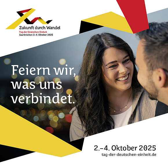 Irmsche/Deutsch Plakat zum Tag der Deutschen Einheit 2025